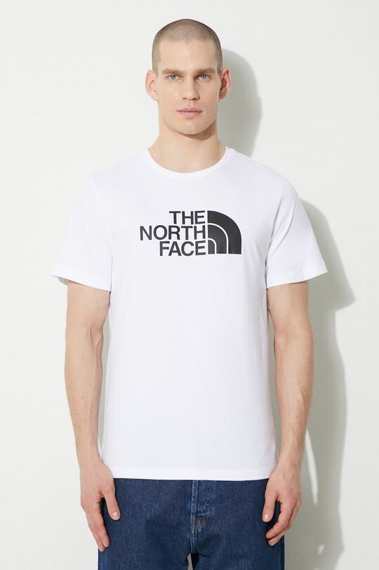 

Хлопковая футболка MS/S Easy Tee The North Face, белый