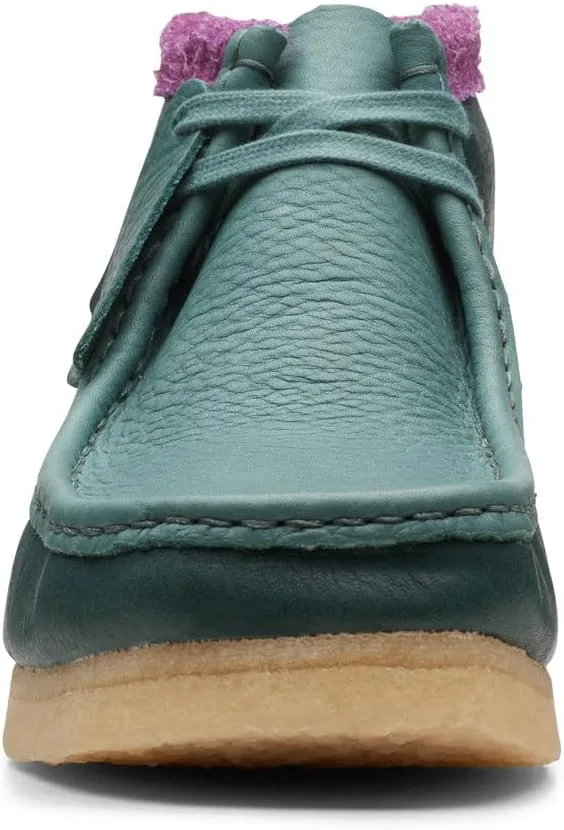 Мужские ботинки Clarks Wallabee Boot Chukka, зеленый — фото 4