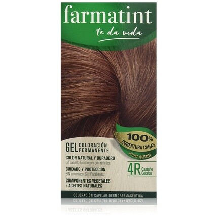 

4R Каштановый Медный Многоцветный, Farmatint