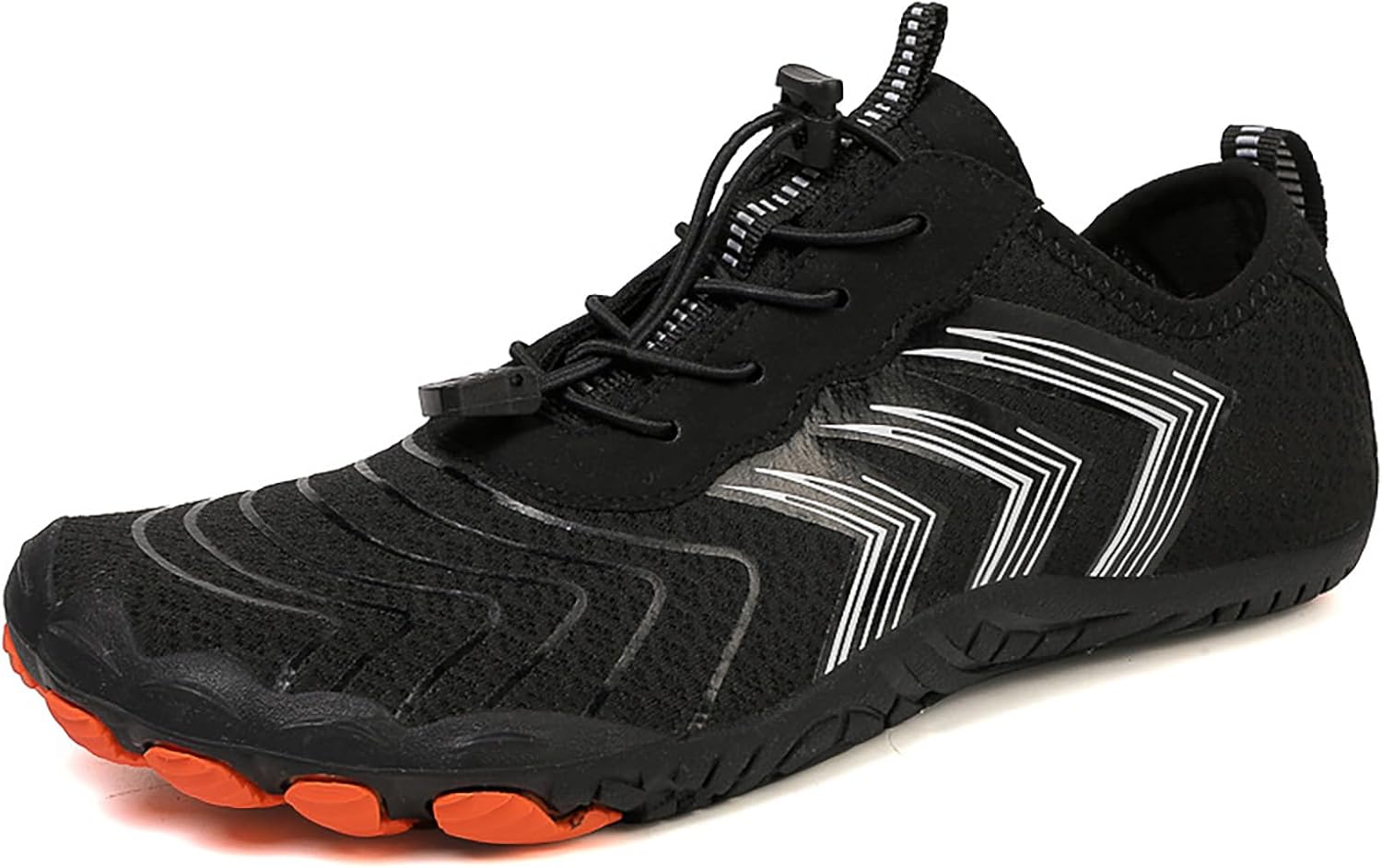 

Женские кроссовки Zureto Barefoot Shoes, обувь Hike Grounded Barefoot для женщин и мужчин с нейропатией, черный