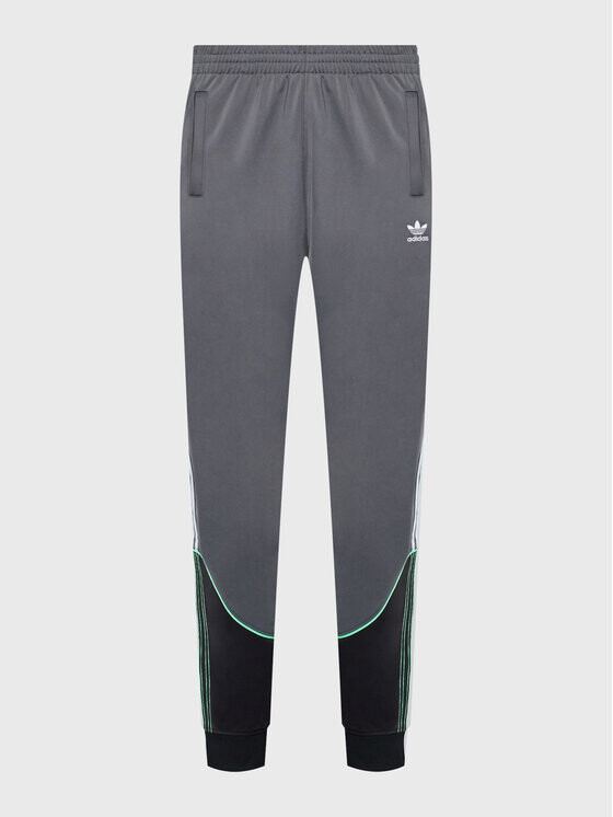 

Спортивные брюки из трикотажа ss стандартного кроя Adidas, серый