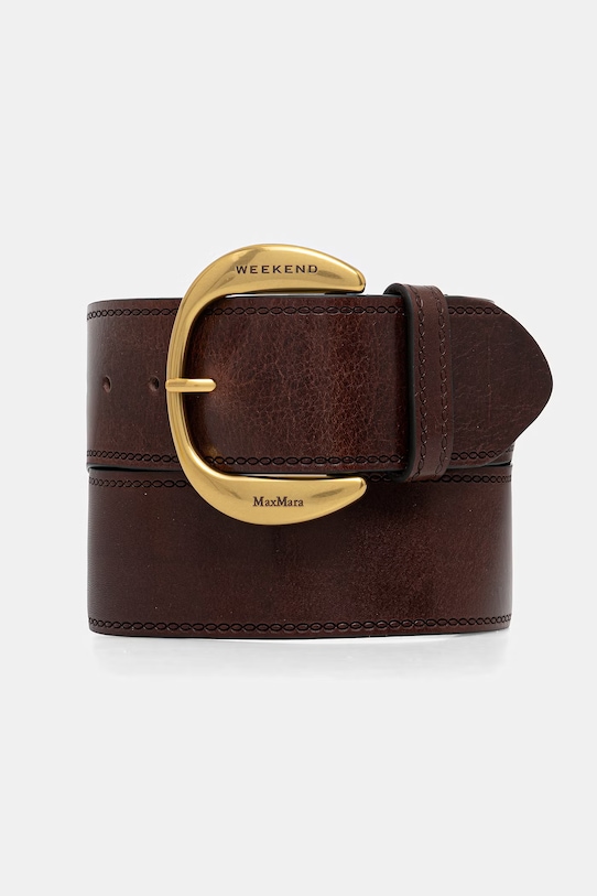 

Кожаный ремень alaccato Weekend Max Mara, коричневый