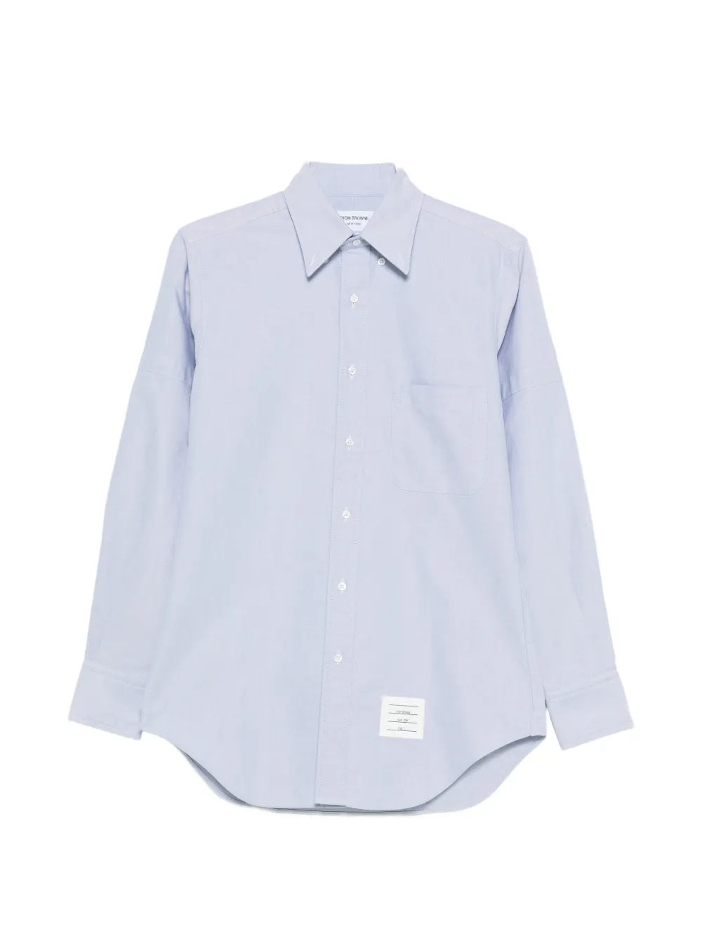 

Рубашка с длинными рукавами на пуговицах Thom Browne, синий