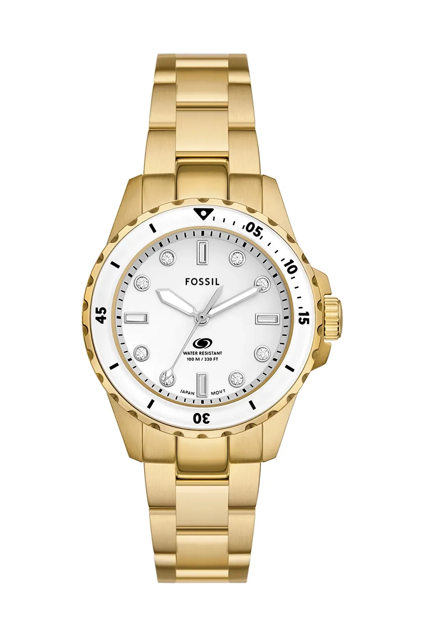

Часы Blue Dive Fossil, золотой
