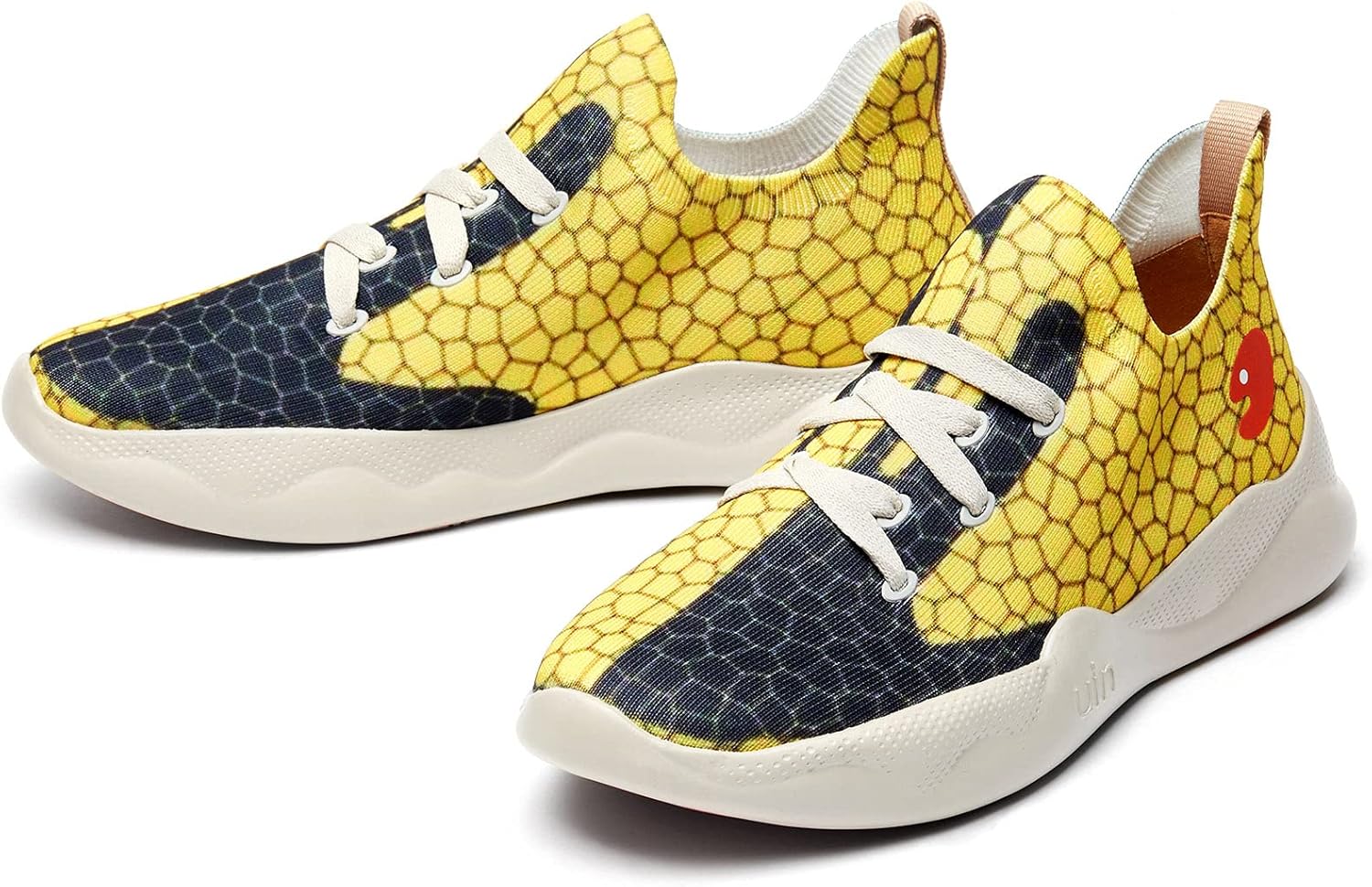 

Мужские модные кроссовки UIN Легкие прогулочные слипоны Комфортные художественно раскрашенные спортивные обувь для путешествий Mijas Eye of Exploration