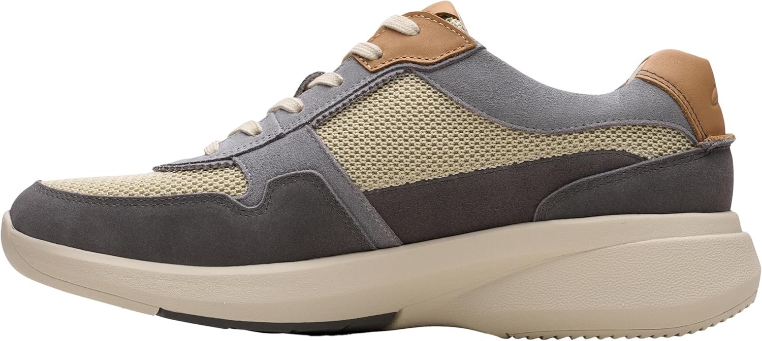 Мужские кроссовки Clarks Lehman Race, серый — фото 2