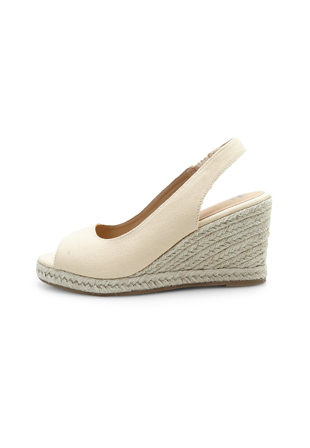 Босоножки на танкетке Espadrilles Bata, цвет Nude