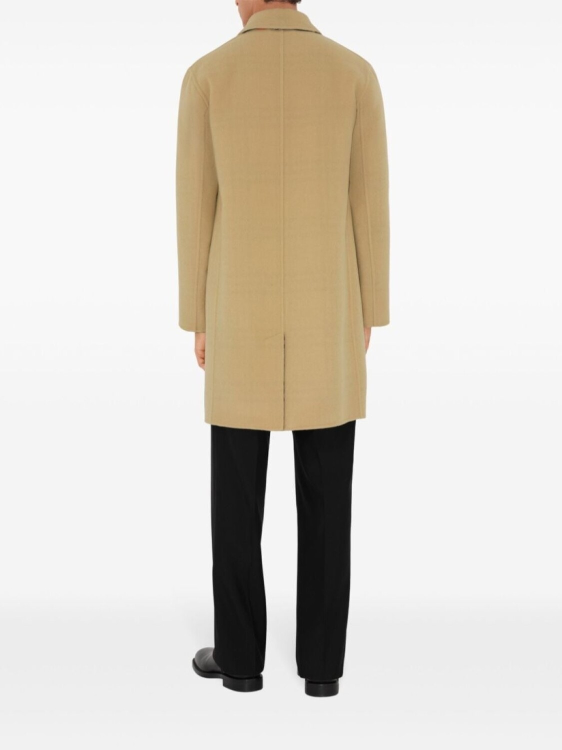 Пальто Burberry автомобильное, нейтральный цвет — фото 4
