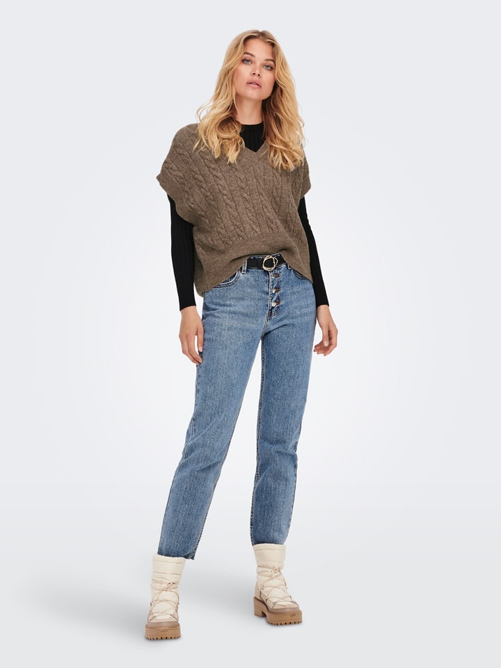 

ONLY Светло-коричневый пуловер