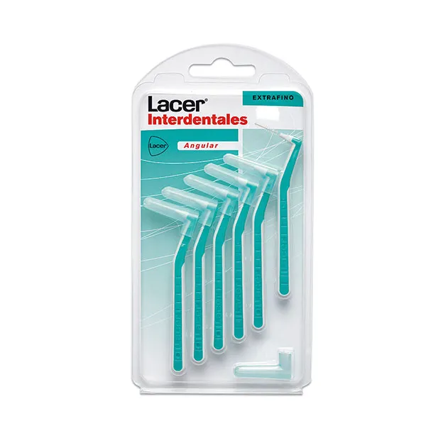 

Очень тонкая угловая цилиндрическая щетка Interdentales Lacer, 6 UD