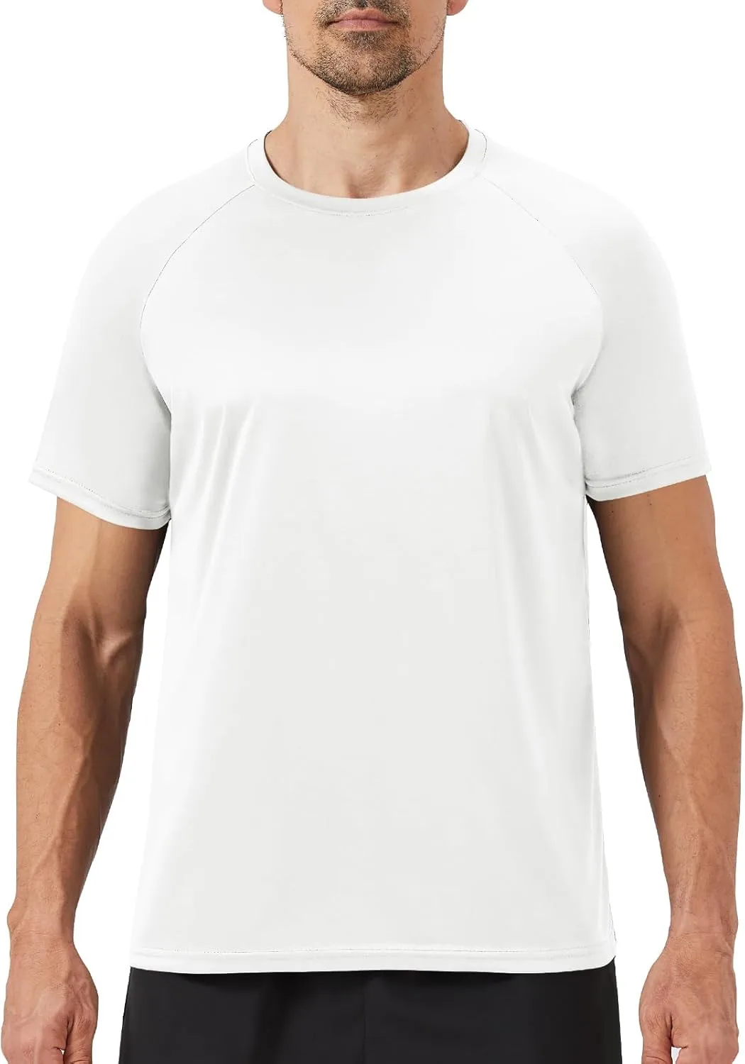 

Футболка мужская для тренировок Black Quick Dry Moisture Wicking с коротким рукавом BOOJO