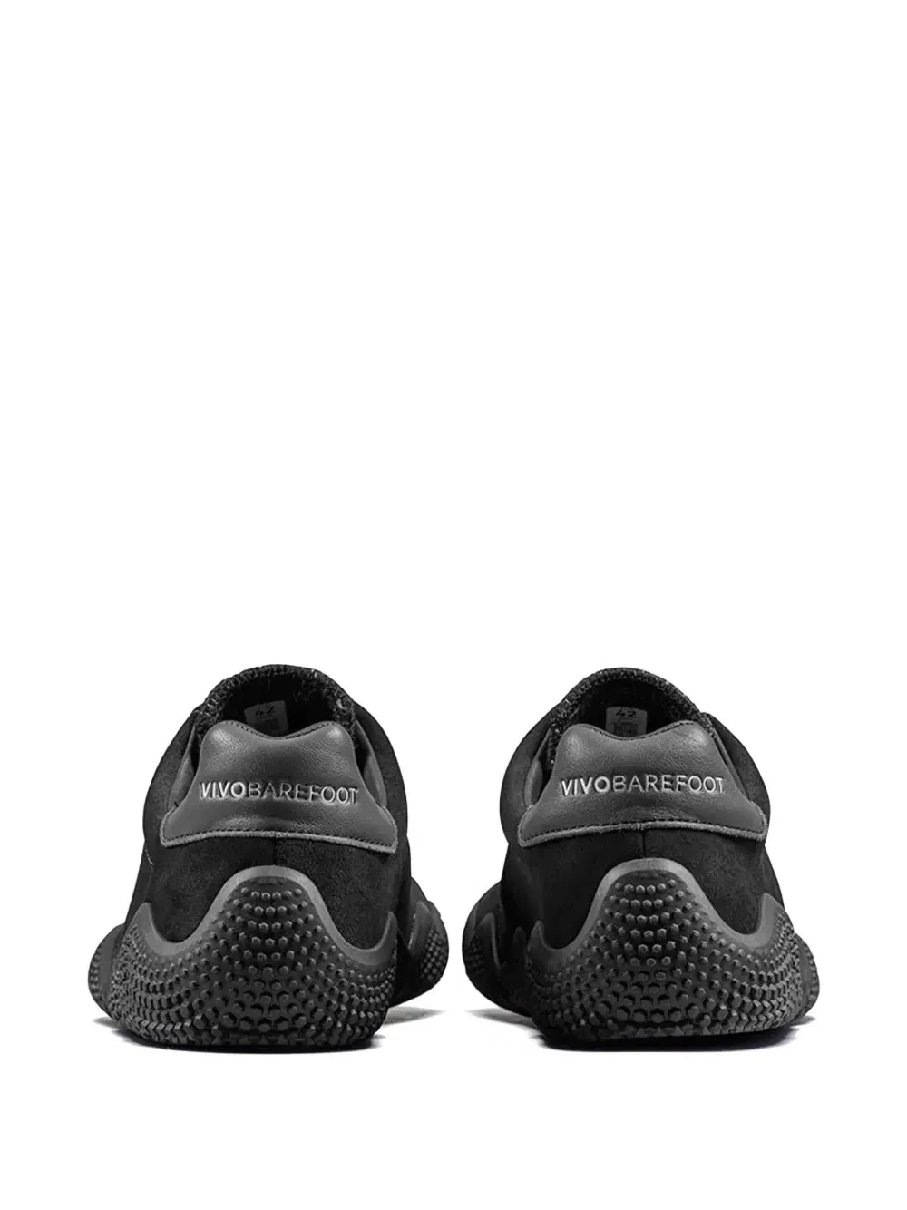 Замшевые кроссовки Motus studio на шнуровке Vivobarefoot, черный — фото 3