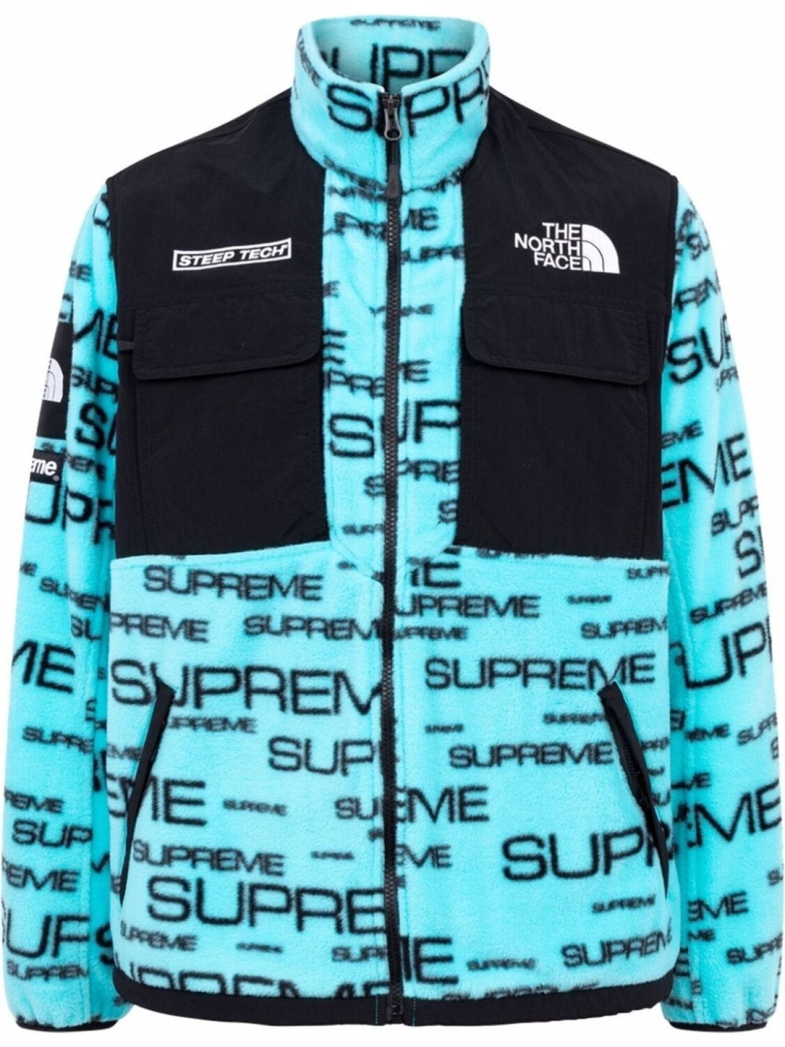 

Куртка из коллаборации с The North Face Supreme, синий