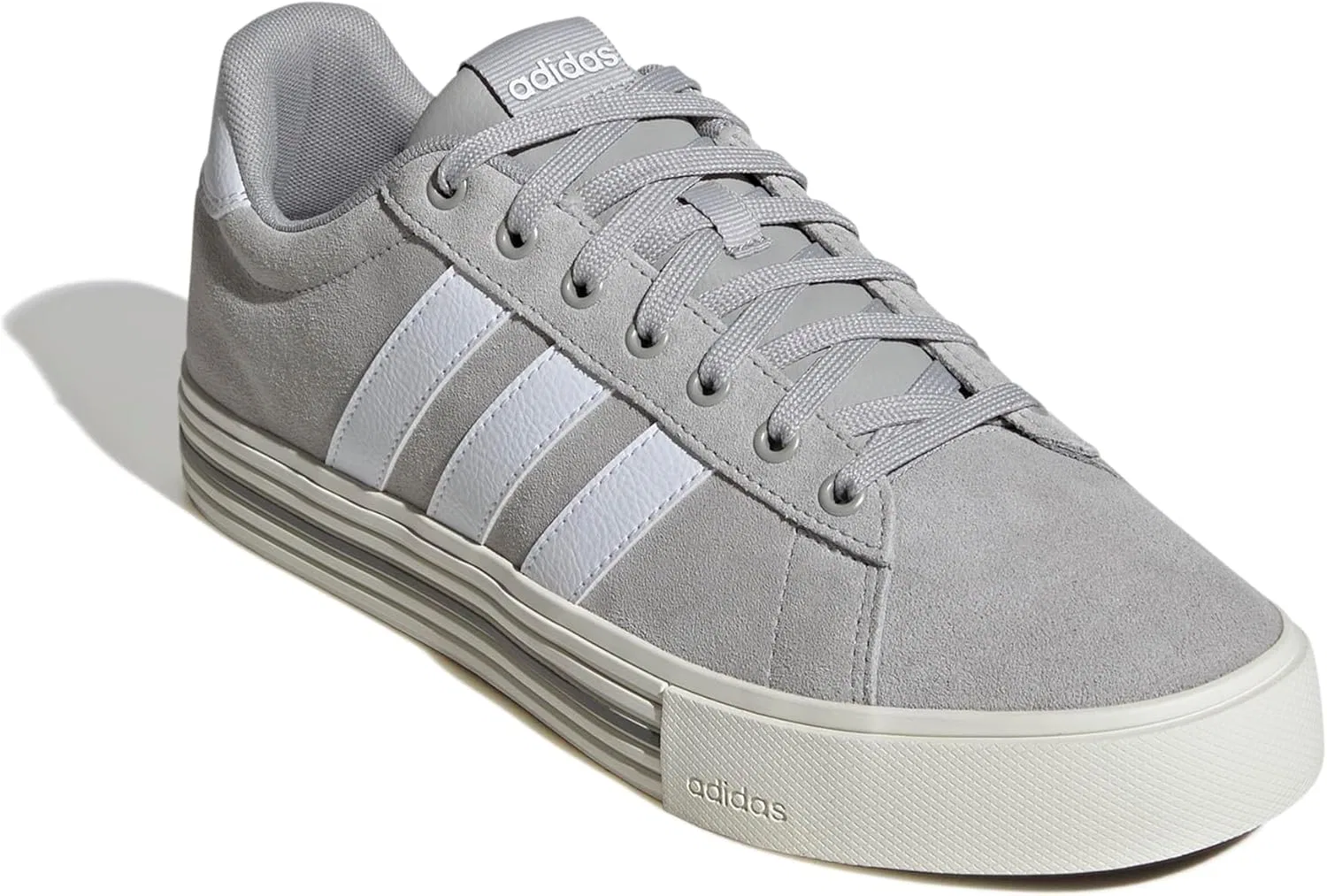 Кроссовки Adidas Unisex Daily 4.0, не для футбола, низкие, Grey Two Cloud White Off White — фото 3