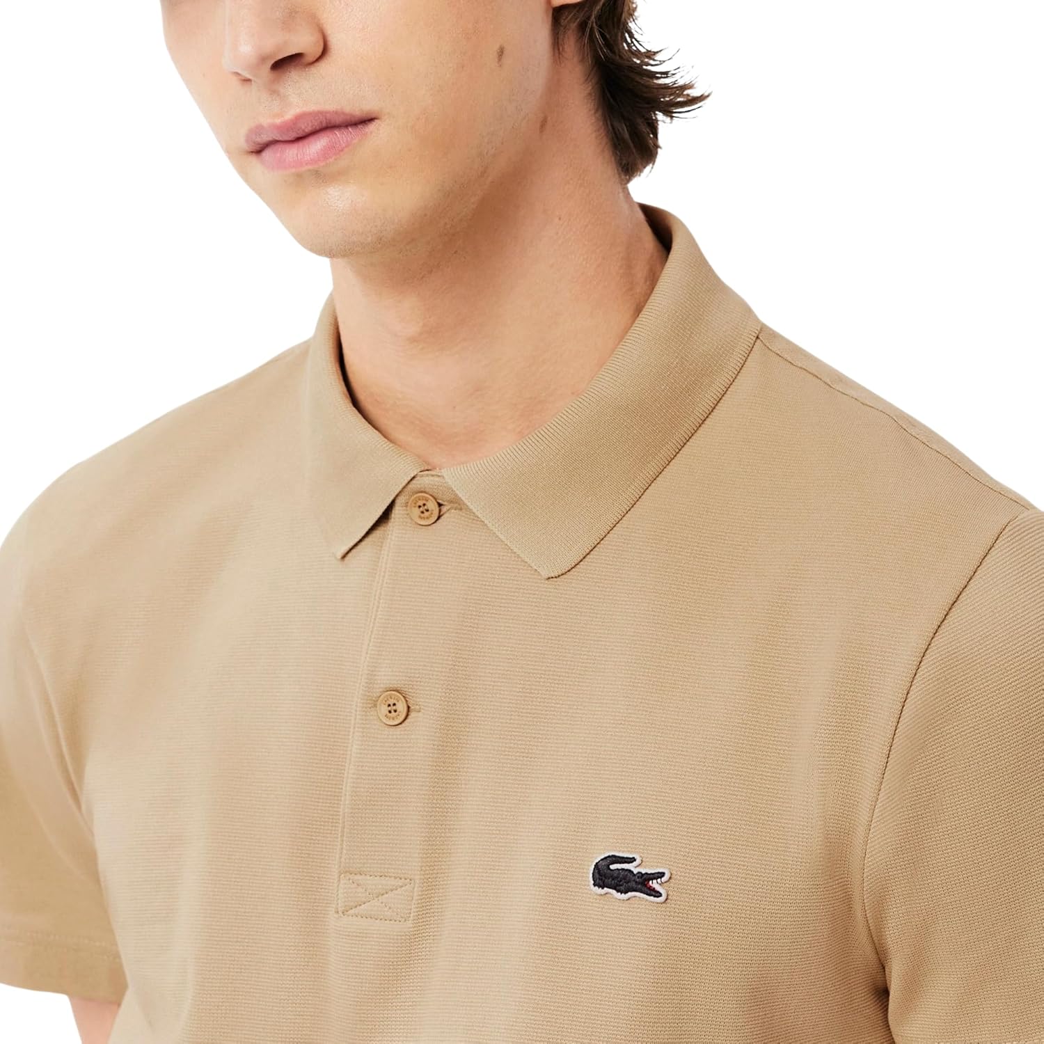 Lacoste мужская поло Regular Fit из хлопкового микса, Viennese — фото 2