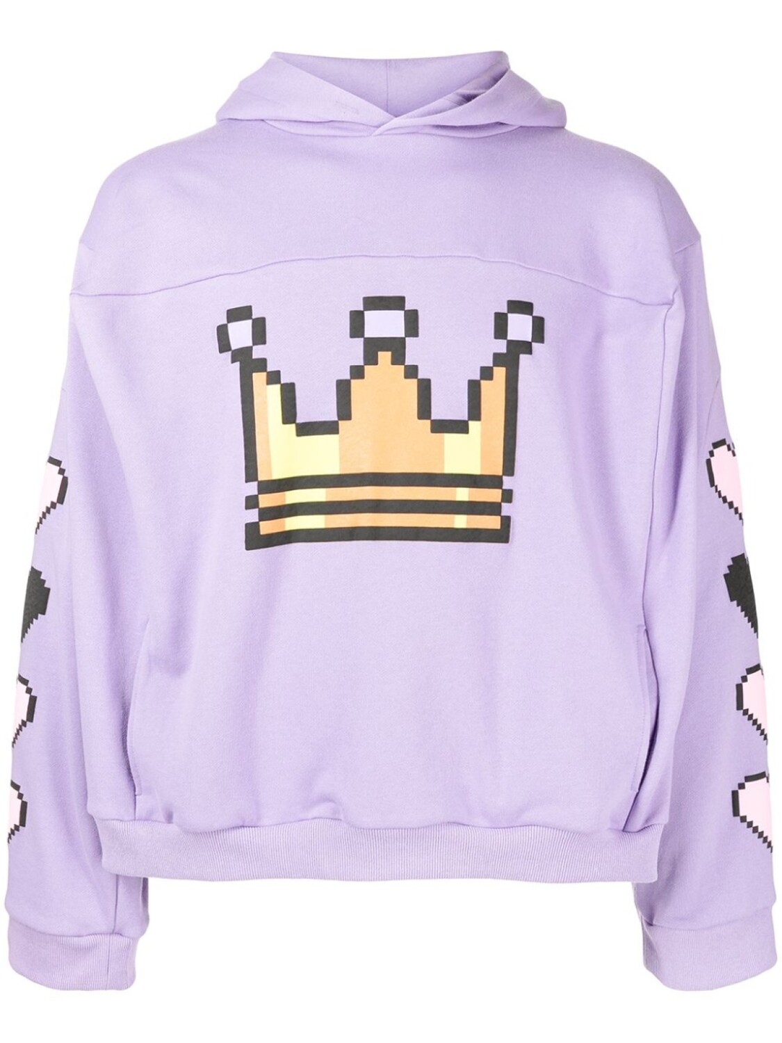 

Худи Pixel Crown Box Natasha Zinko, фиолетовый