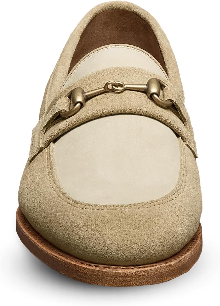 Мужские лоферы Allen Edmonds Randolph с перемычкой, Bone Suede Mix — фото 2