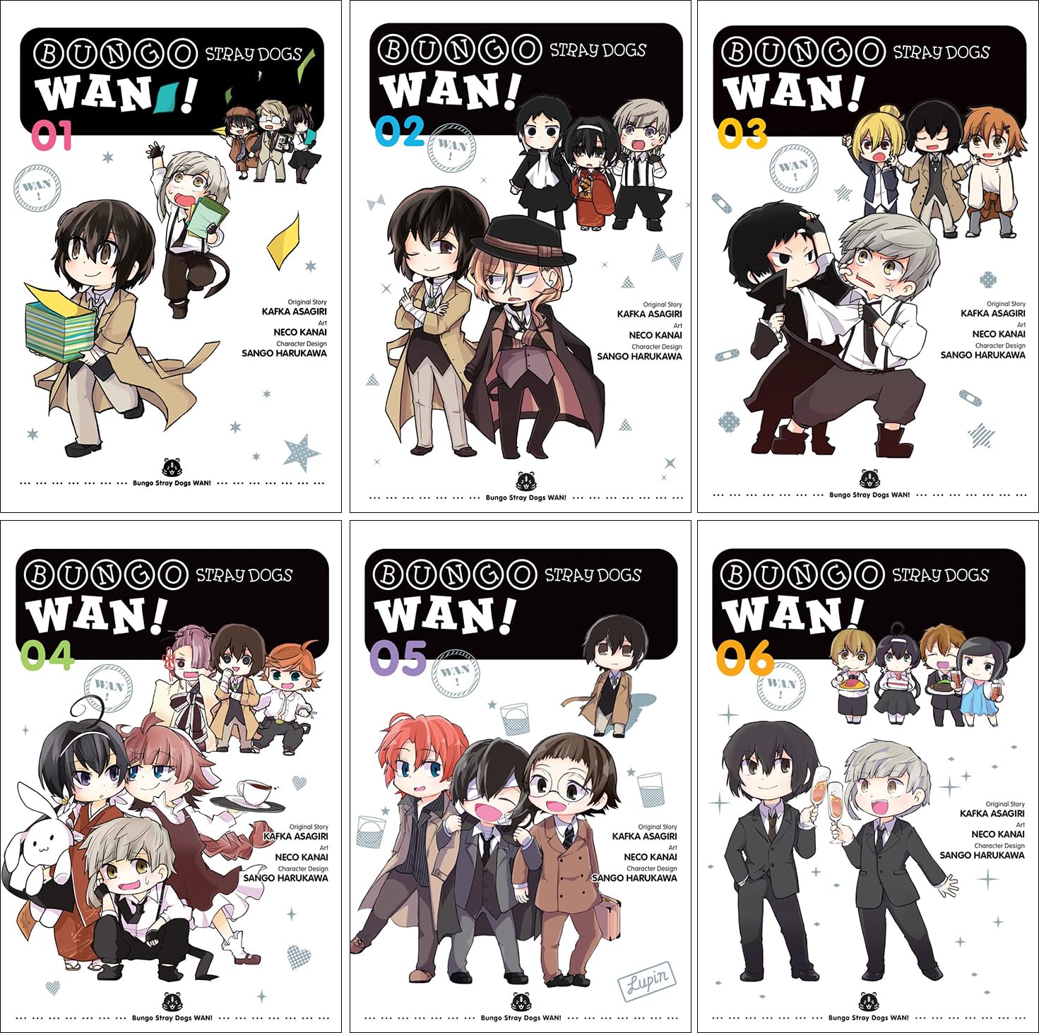 

Bungo Stray Dogs: Wan! Series, Set of 6 Books. Vol. 1-6 (Yen Press)