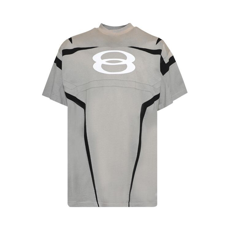 

Худи Balenciaga Biker Hoodie Grey/White, серый