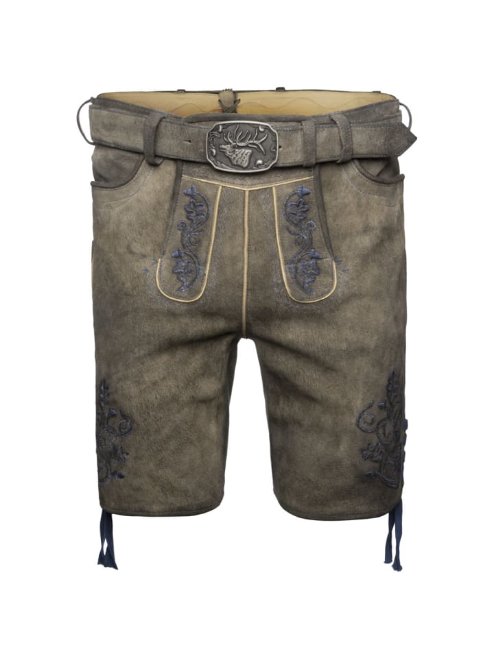 

Spieth & Wensky Кожаные брюки Fendo коричневого цвета