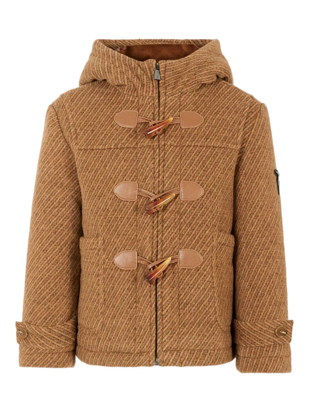 

Пальто с капюшоном и застежкой-молнией TRUSSARDI JUNIOR, коричневый