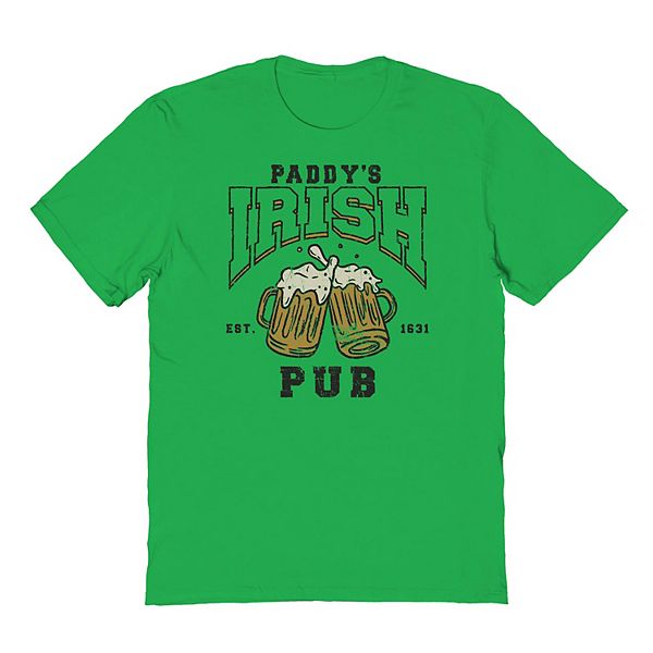 

Мужская футболка с принтом St Patrick's Day Paddys Irish Pub Licensed Character