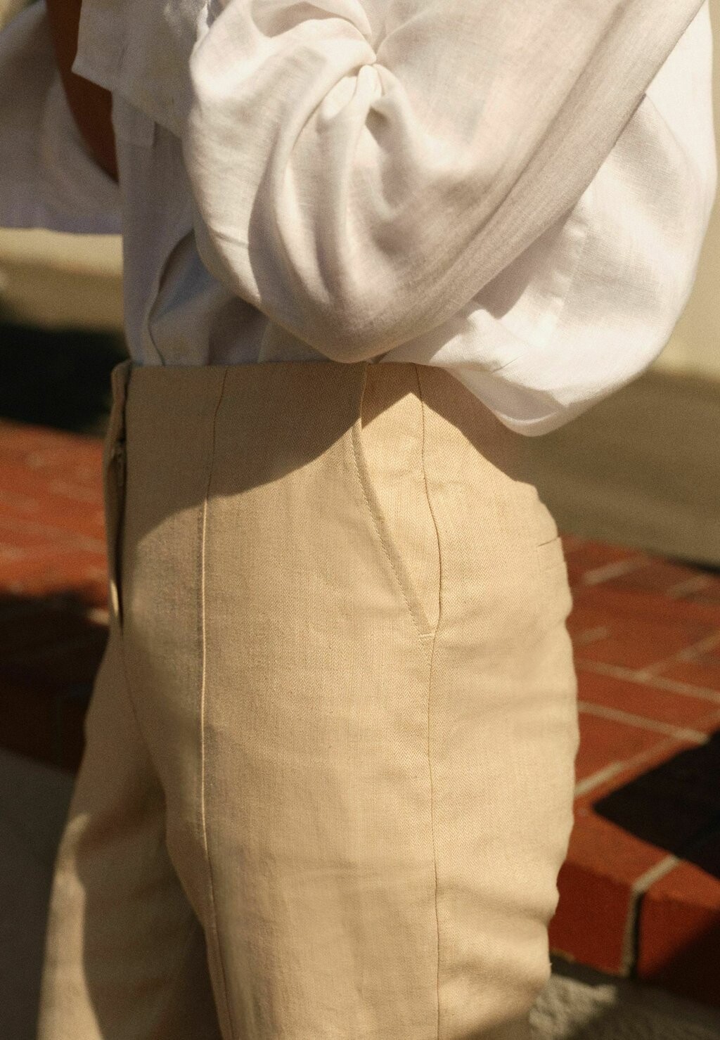 

Шорты CROPPED REGULAR FIT Next, бежевый