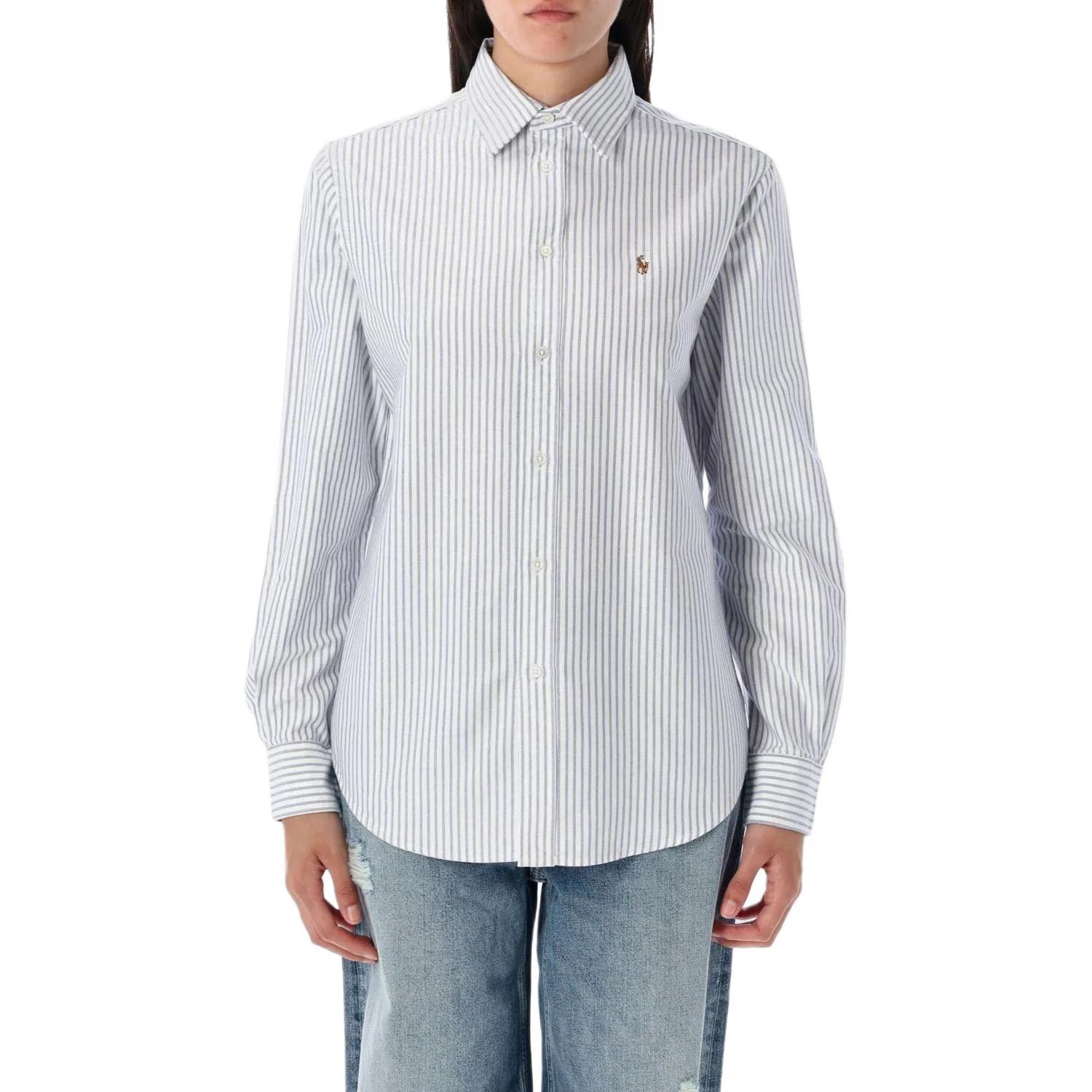 Рубашка Oxford в полоску Polo Ralph Lauren, мультиколор