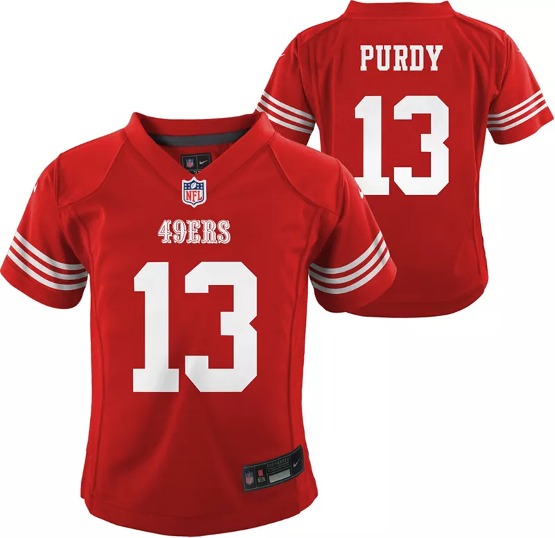 

Красная игровая майка Nike Little Kids San Francisco 49ers Brock Purdy #13