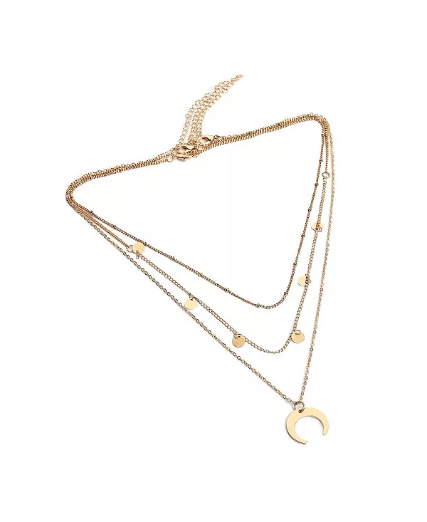 

Женское повседневное многослойное ожерелье Sohi, gold