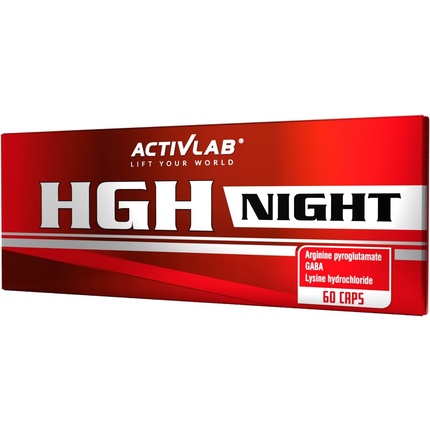 

HGH Night 60 капсул - Комбинация аргинина, ГАМК, лизина - Перед сном - Концентрация, Регенерация - Уменьшение жировой ткани - Увеличение силы и мышечной массы - Бодибилдинг, Пауэрлифтинг, Боевые искусства Activlab