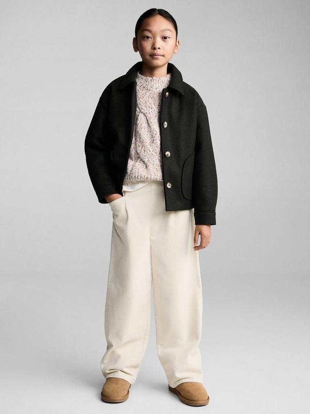 

Детские брюки Liria Relaxed Fit Mango, Light Beige