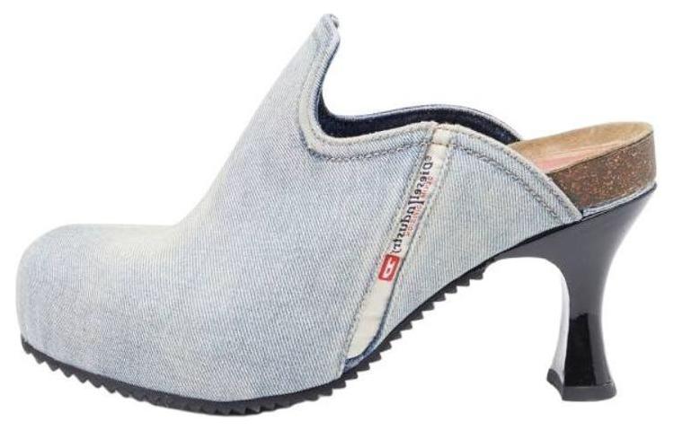 D-Woodstock W 80mm Джинсовые Мюли DIESEL, Синий