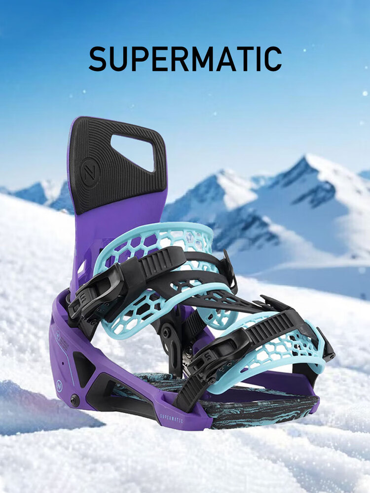 

Nidecker Крепления для сноуборда SUPERMATIC Carbon Fiber быстросъемные, модель 2526, лимитированная серия, фиолетовые, XL, Белый, Nidecker Крепления для сноуборда SUPERMATIC Carbon Fiber быстросъемные, модель 2526, лимитированная серия, фиолетовые, XL