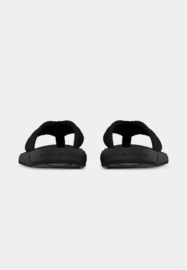 Сандалии Tommy Hilfiger Molded padded hilfiger b sandal t bar sandals, черный — фото 4