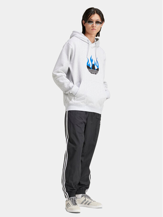 Толстовка стандартного кроя Adidas, серый — фото 2