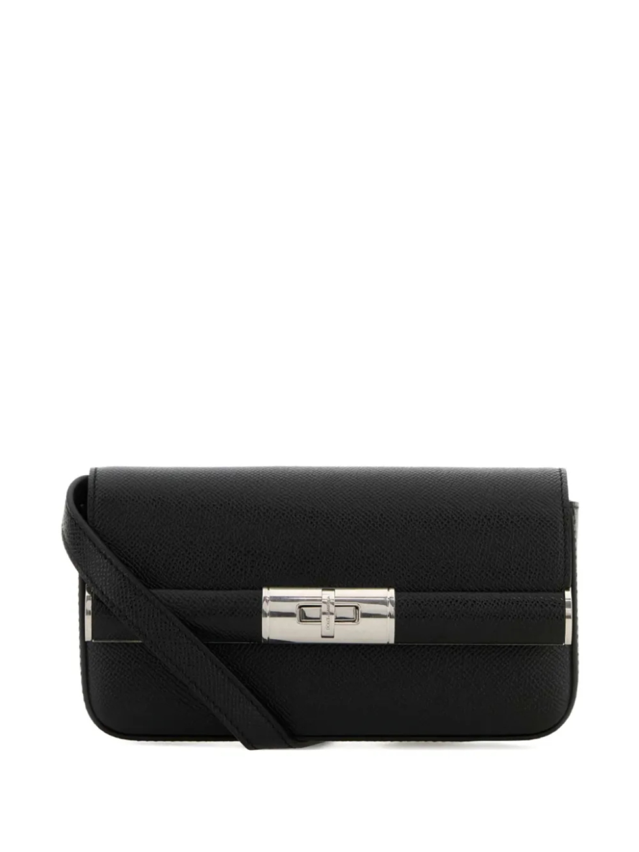 

Кожаная сумка через плечо Dolce & Gabbana, черный