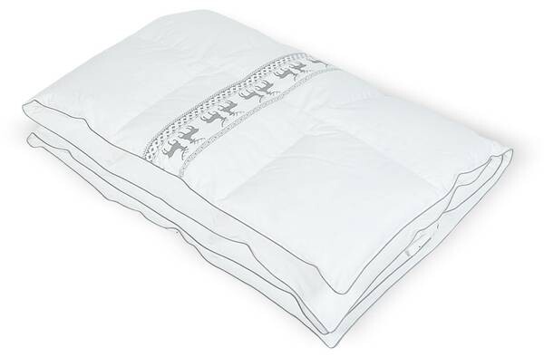 

Покрывало RIBECO ScandicDream 60% Daune, 135x7x200 см, белый