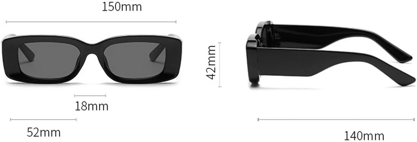 

Laureles Модные разноцветные квадратные солнцезащитные очки для женщин с широкими дужками, мужские и женские дорожные прямоугольные солнцезащитные очки для мужчин, C1
