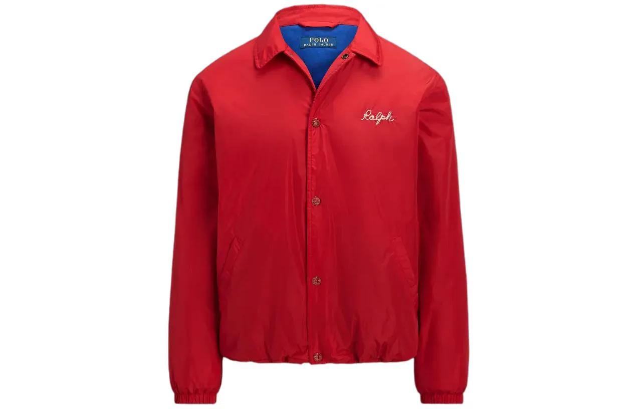 Polo Ralph Lauren Куртка тренерская водоотталкивающая SS24 красная
