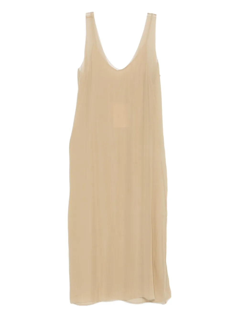 

Комбинированное миди-платье Toteme, нейтральный