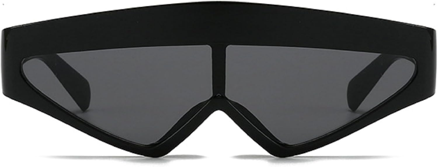 

Ретро-солнцезащитные очки «кошачий глаз» для женщин и мужчин, модные треугольные солнцезащитные очки 2025 года, защита от УФ-излучения UV400, винтажные очки mincl, Black