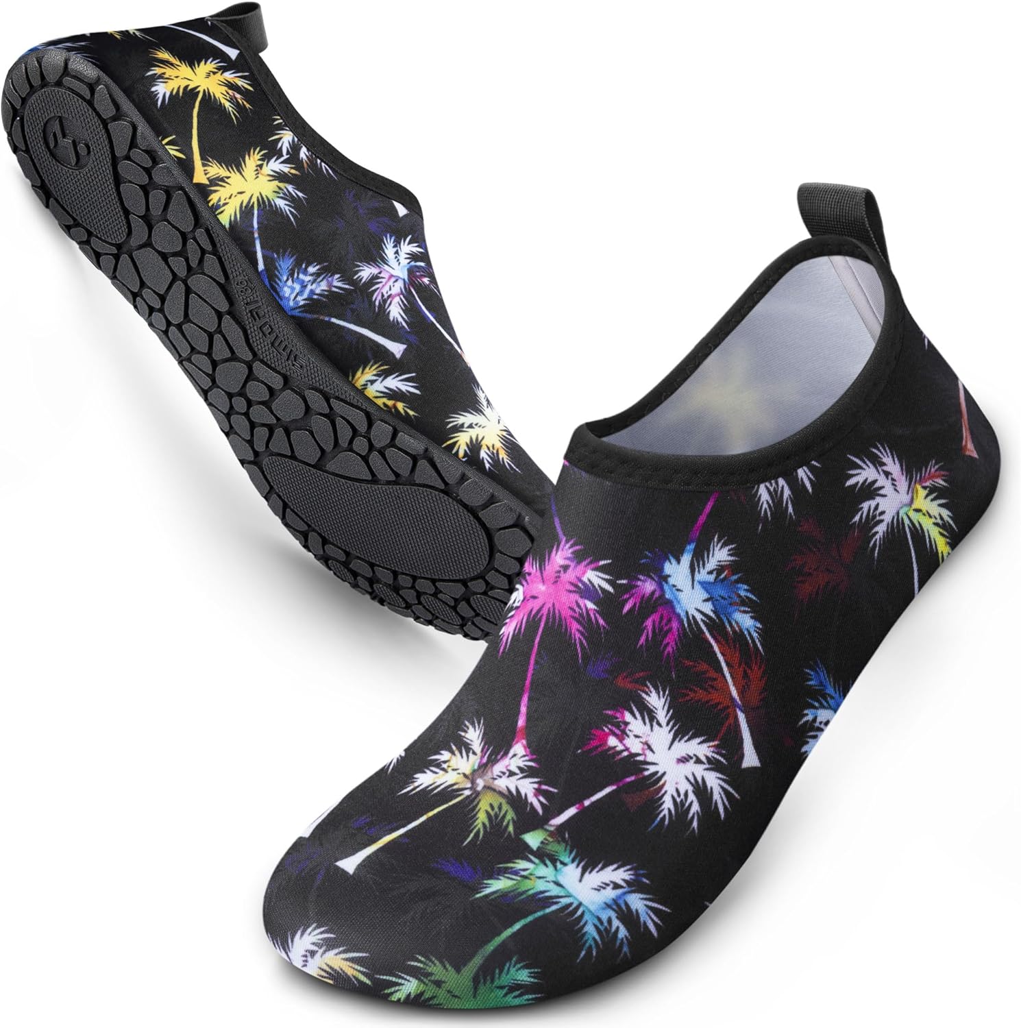 

Водные туфли SIMARI для женщин и мужчин, для плавания, акваноски, аксессуары для пляжа и бассейна, серфинга, реки, лодки, каяка, моря, йоги, упражнений на песке, спортивные аксессуары, 1j-coconut Tree