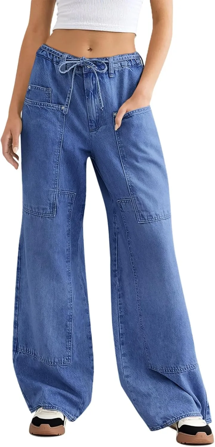 

Cicy Bell женские джинсы wide leg с карманами