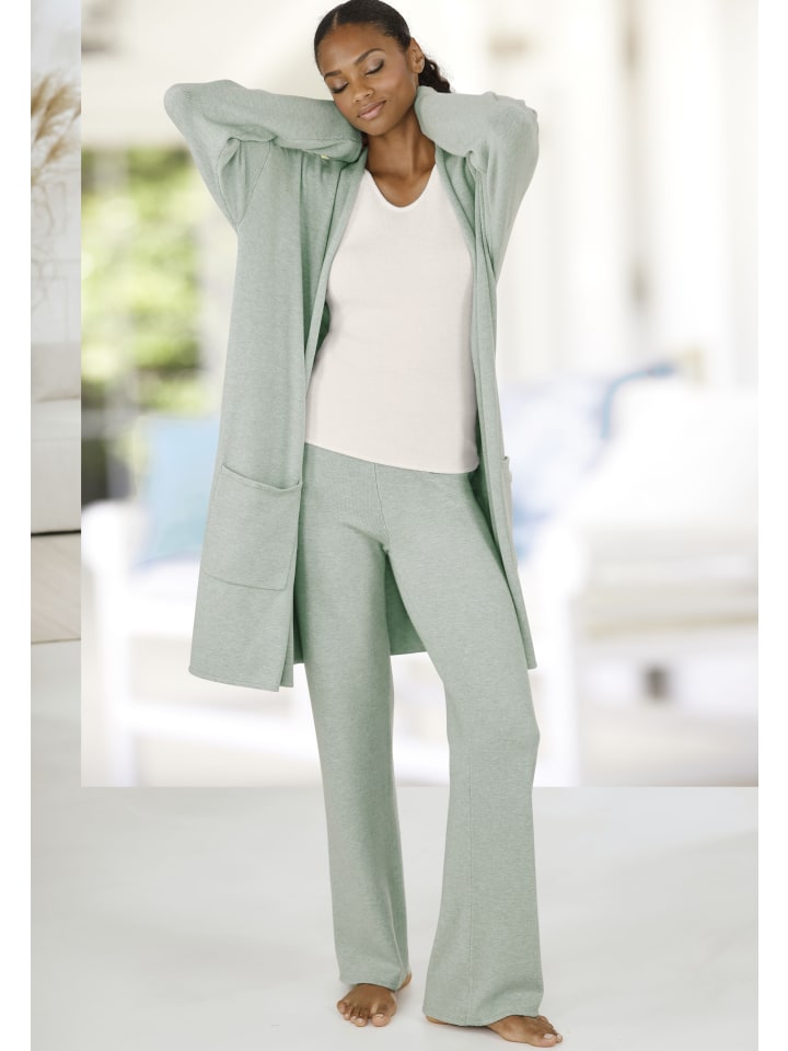 

LASCANA Вязаные брюки мятного цвета