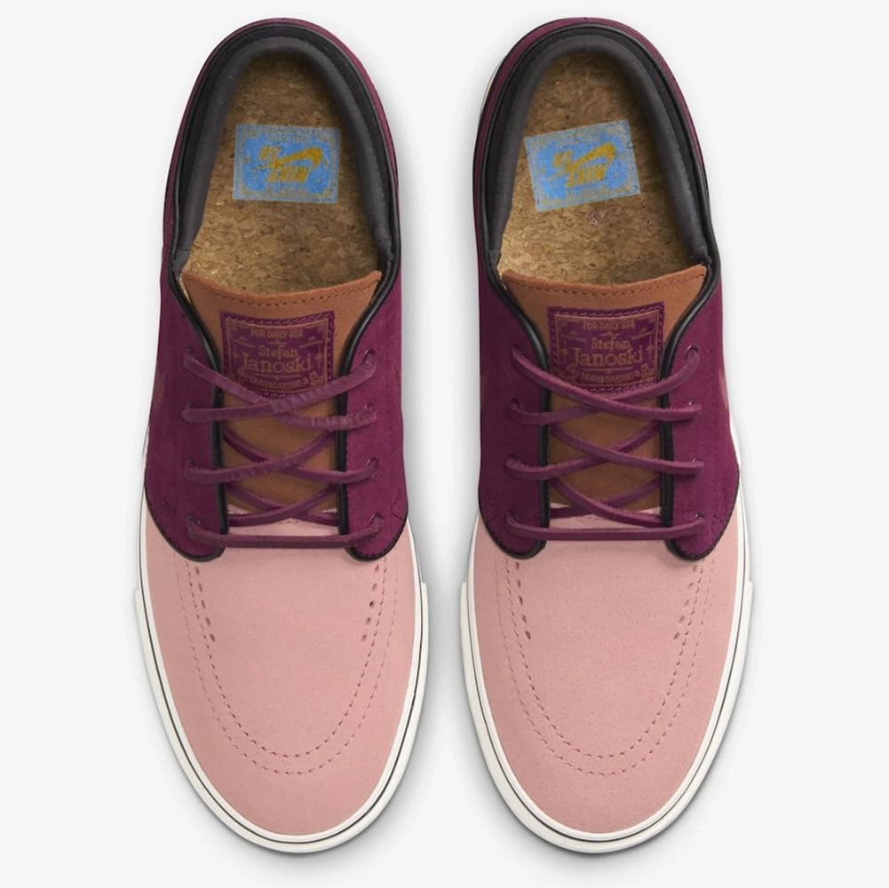 Кроссовки Nike SB Zoom Janoski OG+ (DV5475-600, цвет: красная звездная пыль/палисандр/темно-русый), Red Stardust/Rosewood/Dark Russet/Team Red — фото 2