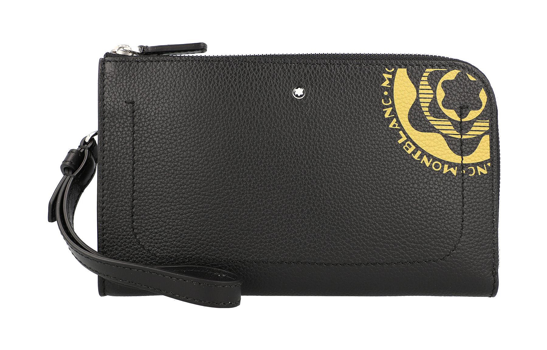 

Meisterstuck Card Holder из мягкой зернистой кожи, небольшой размер, унисекс, черный MONTBLANC