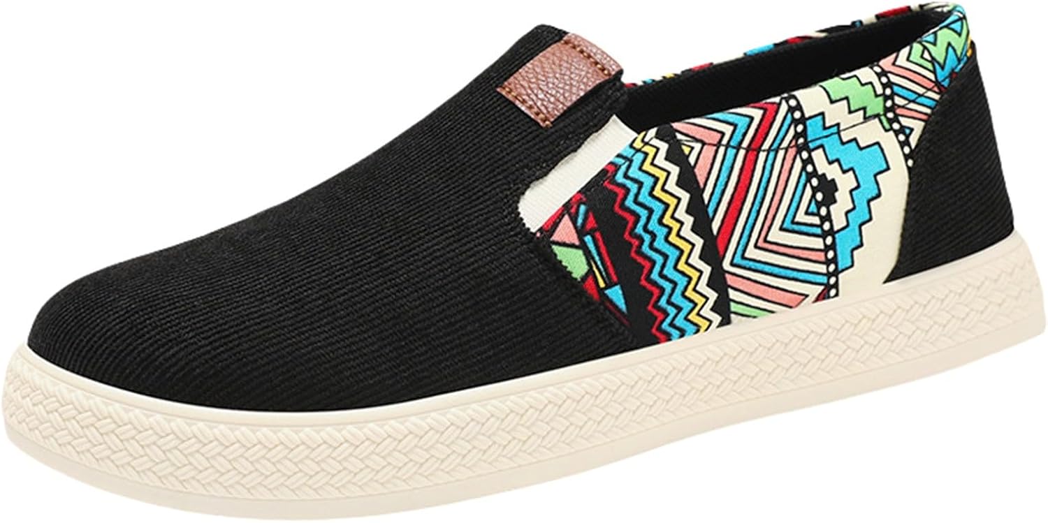 

Мужские кроссовки классические низкие без шнуровки, удобные для ходьбы, широкие, из ткани, с мягкой стелькой Generic, черный