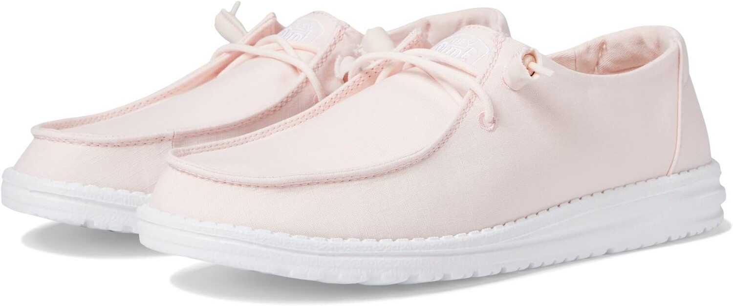

Кроссовки Wendy Slub Canvas Slip-On Casual Shoes Hey Dude, розовый
