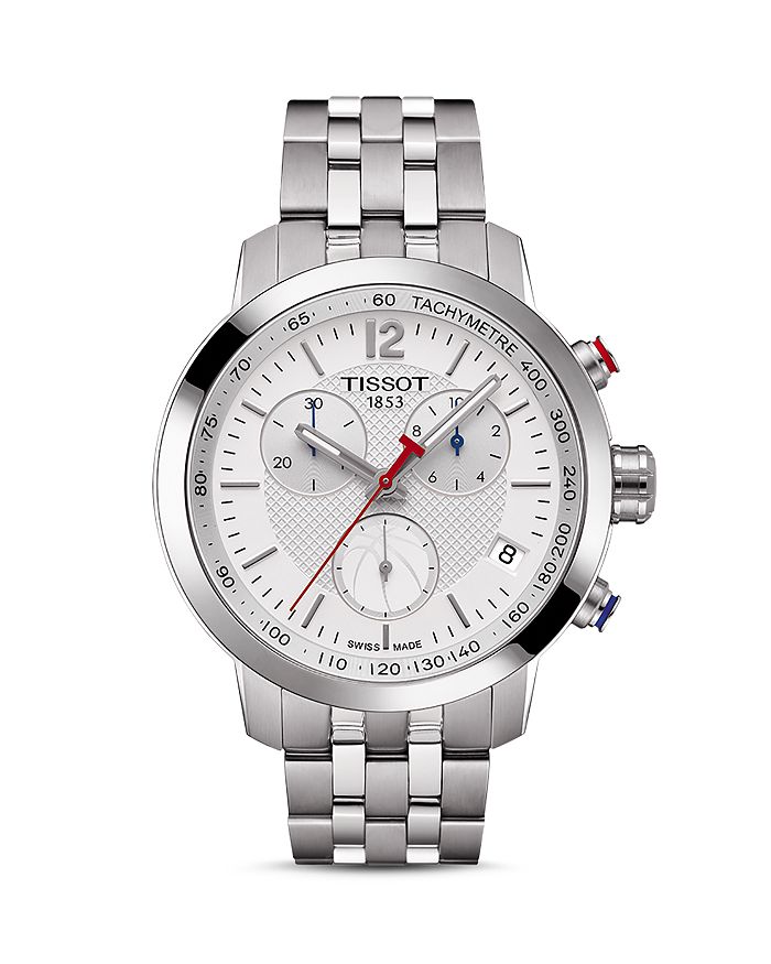 

PRC 200 Хронограф из нержавеющей стали, 41 мм Tissot, серебряный